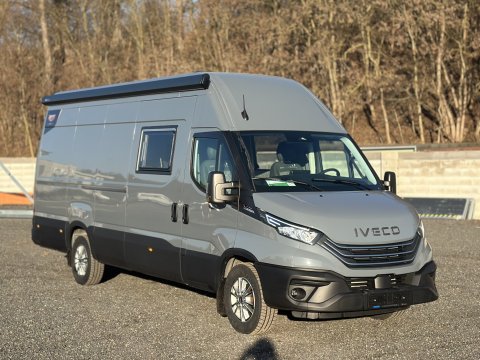 IVECO DAILY ŠEDÉ FURGON OBYTNÉ FACELIFT L4H3
